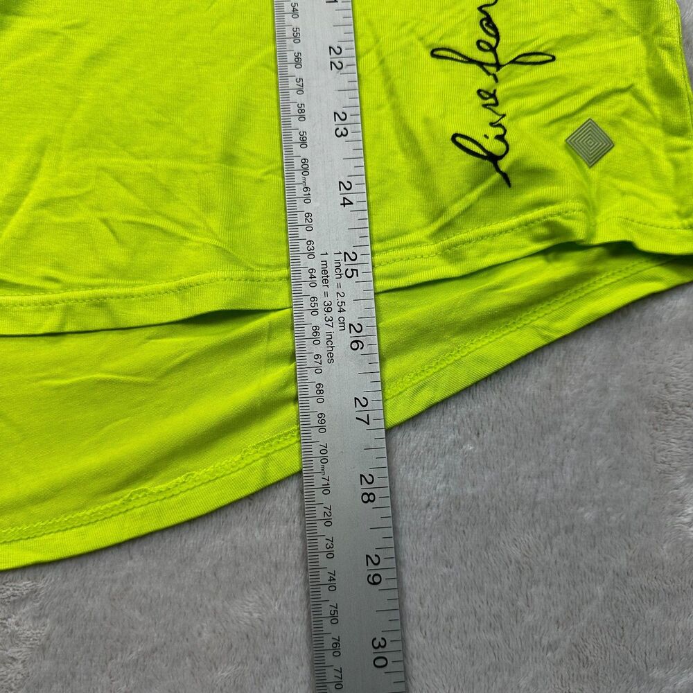 NWT Rise by LuLaRoe Women's Large Lime Green Fearlessly Authentic Muscle Top - Picture 10 of 11